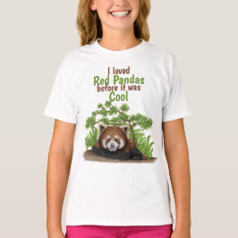 Adress: Jag älskade röda pandabilder T Shirt