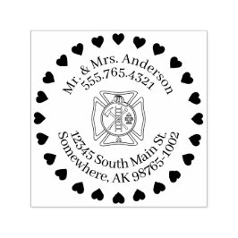 Adress-kontakt för Akut Responders Självfärgande Stämpel