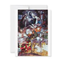 Adress - Modern Religiösa julkort