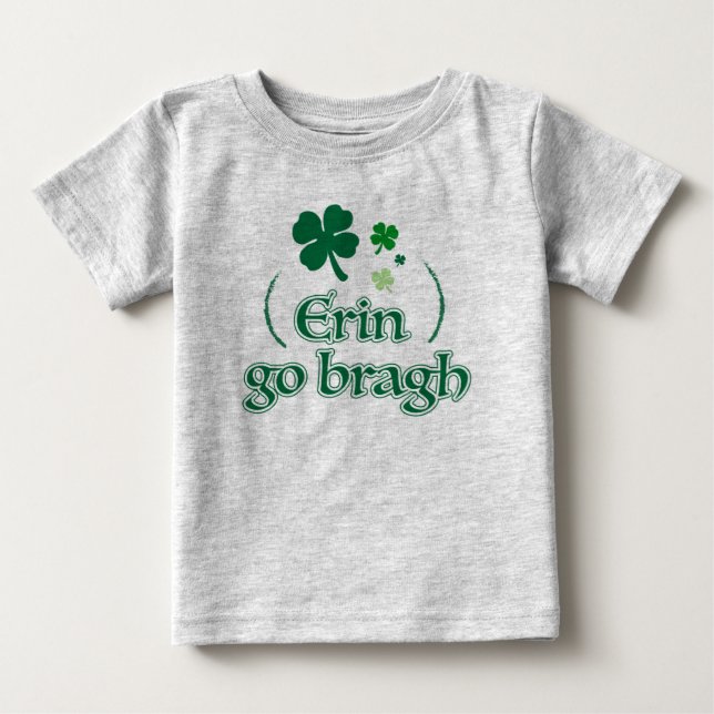 Adress och Festive Erin go bragg T Shirt (Framsida)