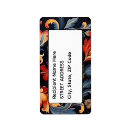 Adress Rosepaint Rosemaling 1 av 6 Adressetikett