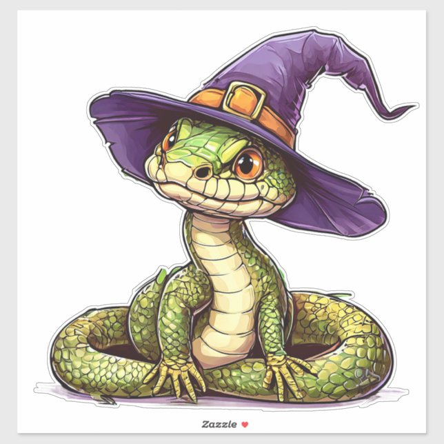 Adress Tecknad Snake Klistermärken (Ark)