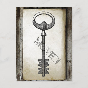 Adressändring för nyckel för meddelande vykort