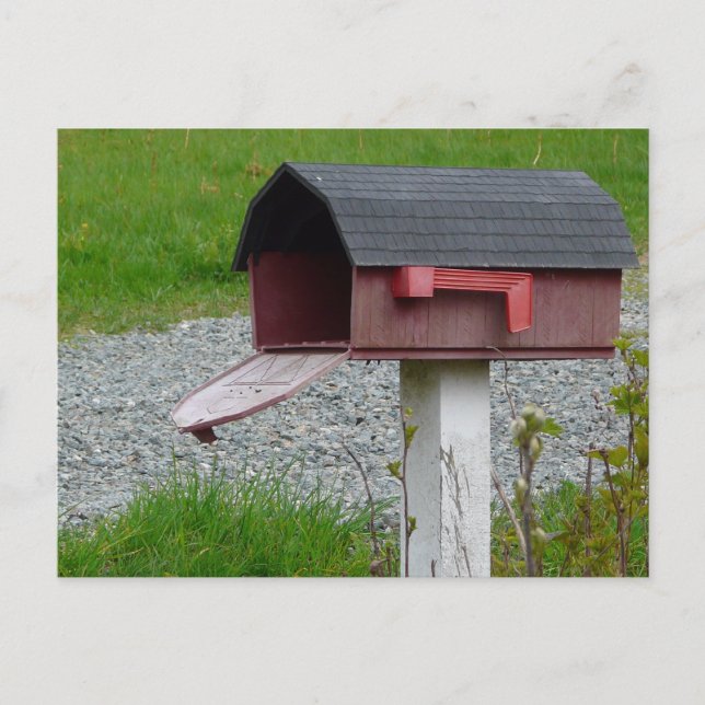 Adressändring Landsbygdspostlåda Meddelande Vykort (Framsida)