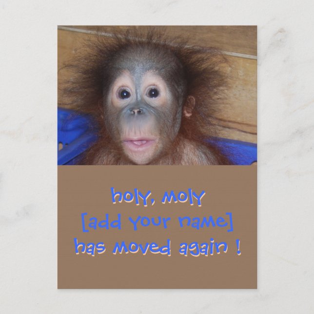 Adressändring Ny adress tillkännages Meddelande Vykort (Framsida)