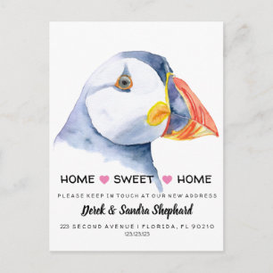 Adressändring som har flyttats meddelande vykort