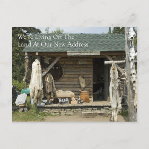 Adressändringkort #21 meddelande vykort