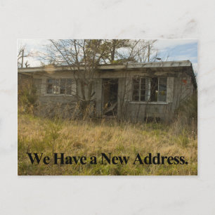 Adressändringkort #30 meddelande vykort