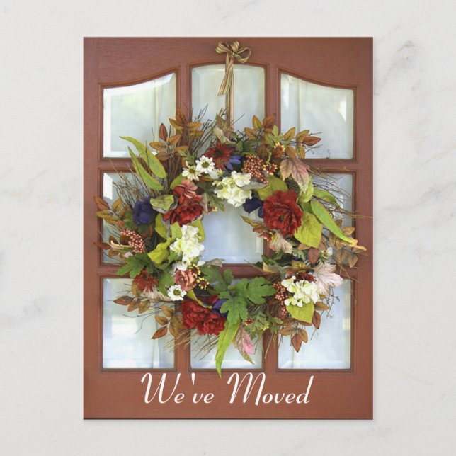 Adressändrings Postkort Meddelande Vykort (Framsida)