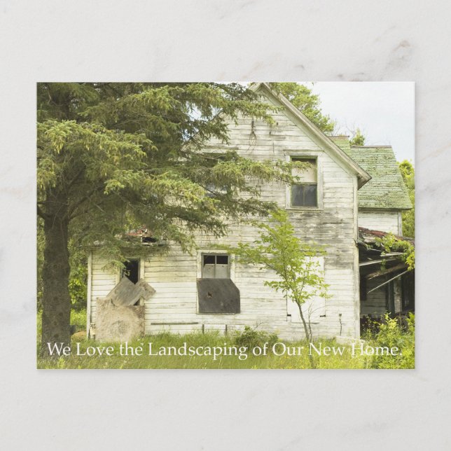 Adressändringskort: Fantastisk Landskapsarkitektur Meddelande Vykort (Framsida)