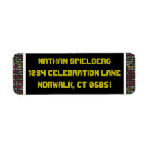 Adressetikett för återsändande till Party