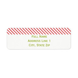 Adressetikett för återvändande för översta Helgdag Returadress Etikett