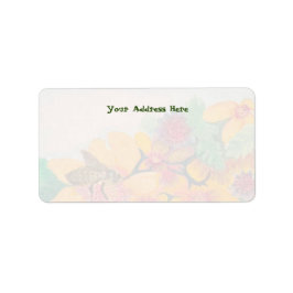 Adressetikett för Bee Bröllop Return