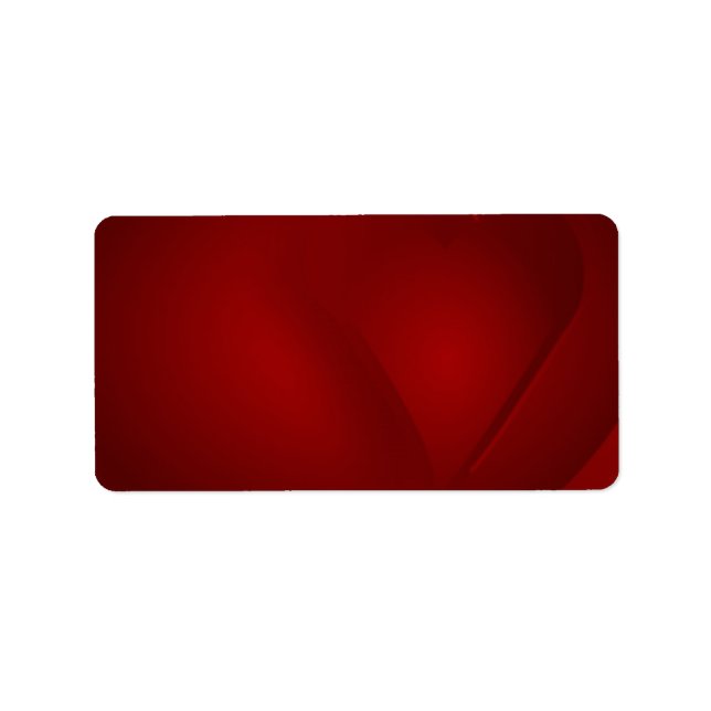 Adressetikett för Blood Red Hearts (Framsidan)