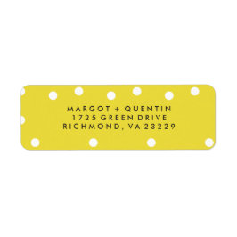 Adressetikett för BrightStor-säsong Returadress Etikett