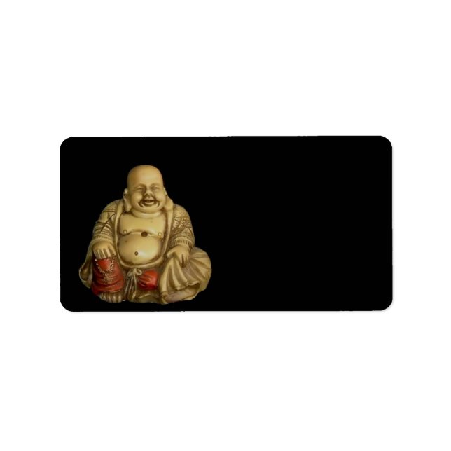 Adressetikett för Buddha-staty (Framsidan)