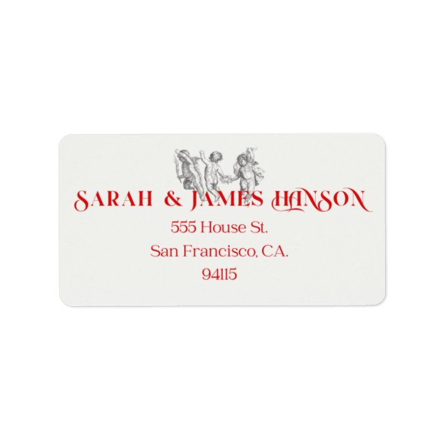 Adressetikett för Cherub (Framsidan)