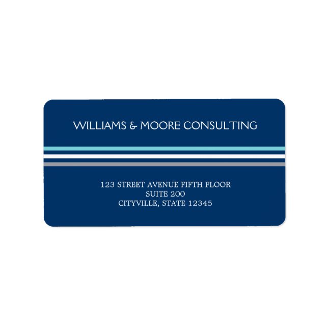 Adressetikett för chic Rand (Framsidan)