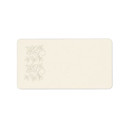 Adressetikett för Elfenbenskustens Blommigt