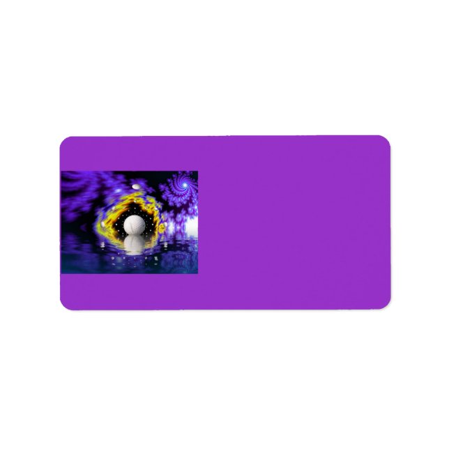 Adressetikett för Golf Fantasy (Framsidan)