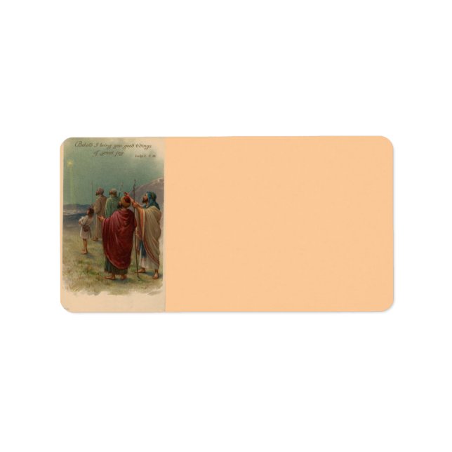 Adressetikett för jultomhet (Framsidan)