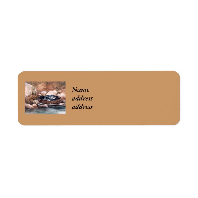 Adressetikett för kapslingstid för returadress etikett (Framsidan)