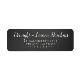 Adressetikett för kritreturadress returadress etikett