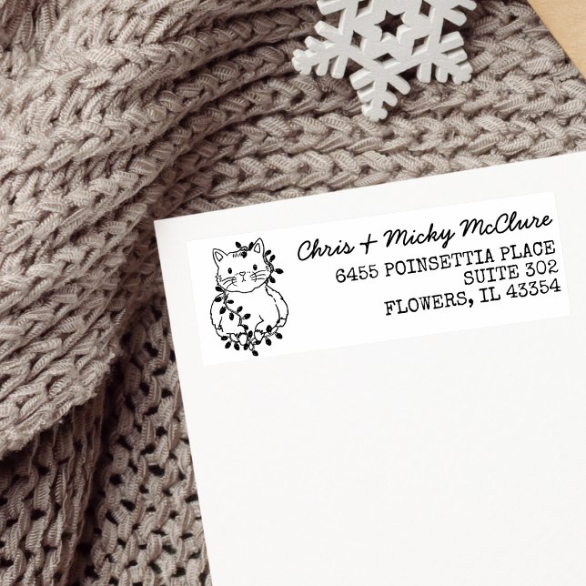 Adressetikett för kundretur i Ljus Returadress Etikett (Skapare uppladdad)