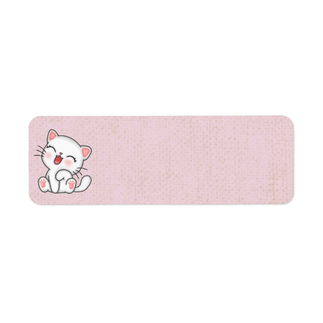 Adressetikett för kundretur returadress etikett (Framsidan)