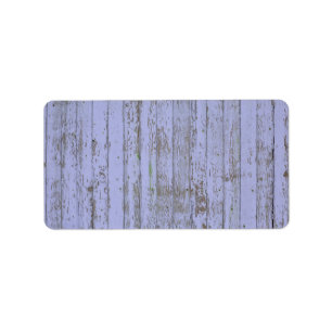 Adressetikett för Lavender Faux Wood Struktur