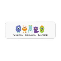 Adressetikett för Monster Mash Return