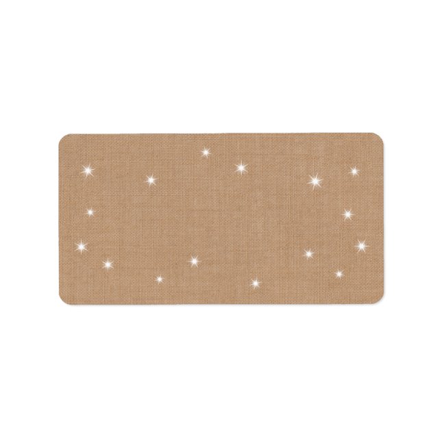 Adressetikett för mousserande Ljus (Framsidan)