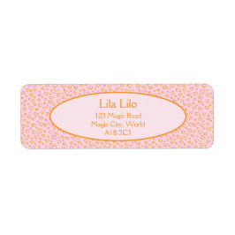 Adressetikett för Personligens returadress Returadress Etikett