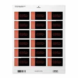 Adressetikett för Ringar Collection II