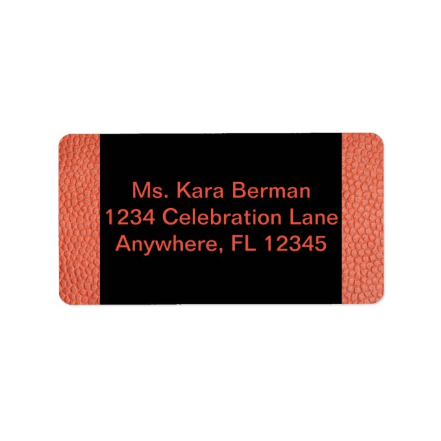 Adressetikett för Ringar-samlingen (Framsidan)