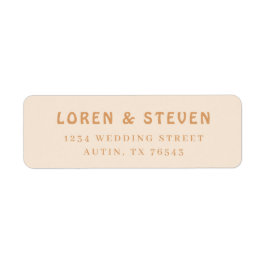 Adressetikett för San Miguel Return Returadress Etikett