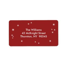 Adressetikett för Twinkle Ljus