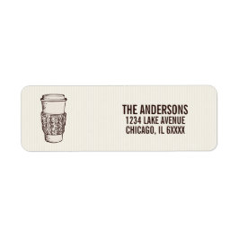 Adressetikett för Warm Önskemål Helgdag Essentials Returadress Etikett