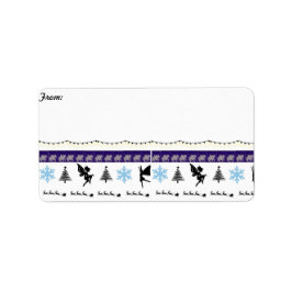 Adressetikett för Wimsical-retur