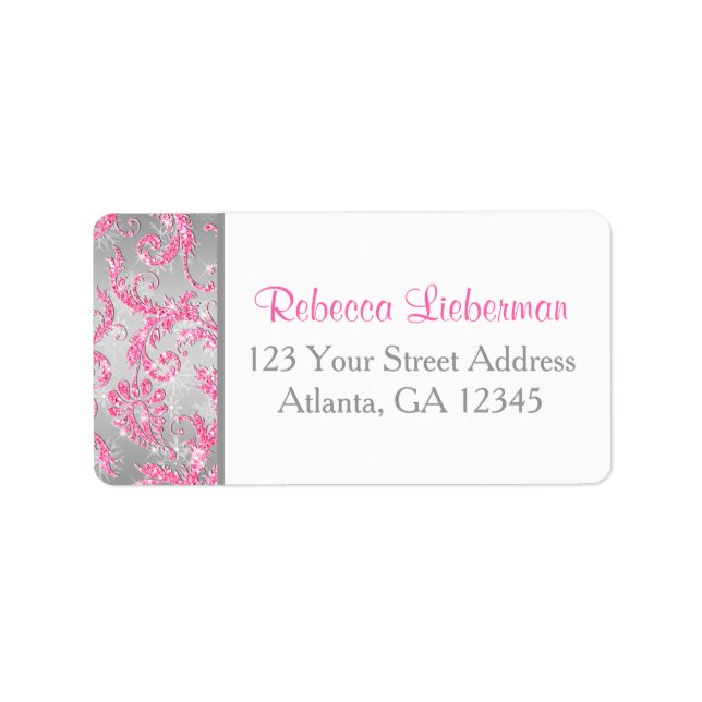 Adressetikett för Winter Wonderland Return (Framsidan)