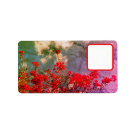 Adressetikett klistermärken 