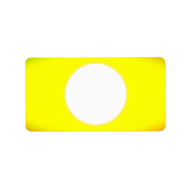 Adressetikett SOL ECO STIL DESIGN (Framsidan)
