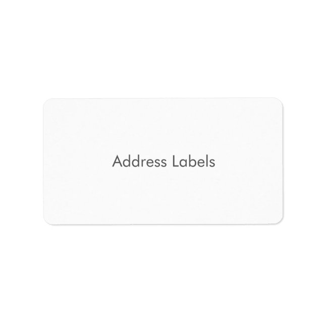 Adressetiketter (Framsidan)