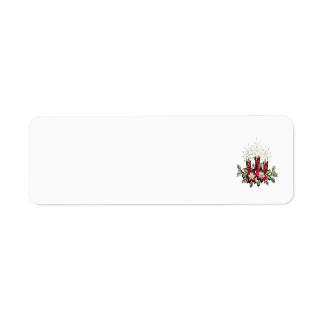 ADRESSETIKETTER CHRISTMAS ART AND DESIGN RETURADRESS ETIKETT (Framsidan)