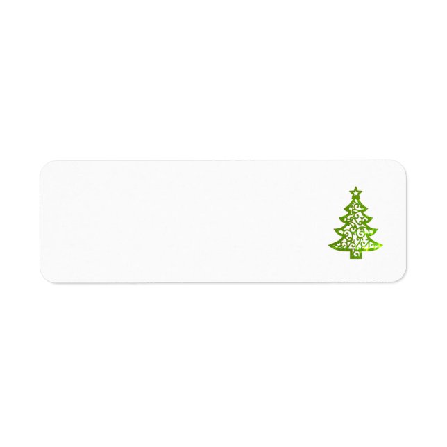 ADRESSETIKETTER CHRISTMAS ART AND DESIGN RETURADRESS ETIKETT (Framsidan)