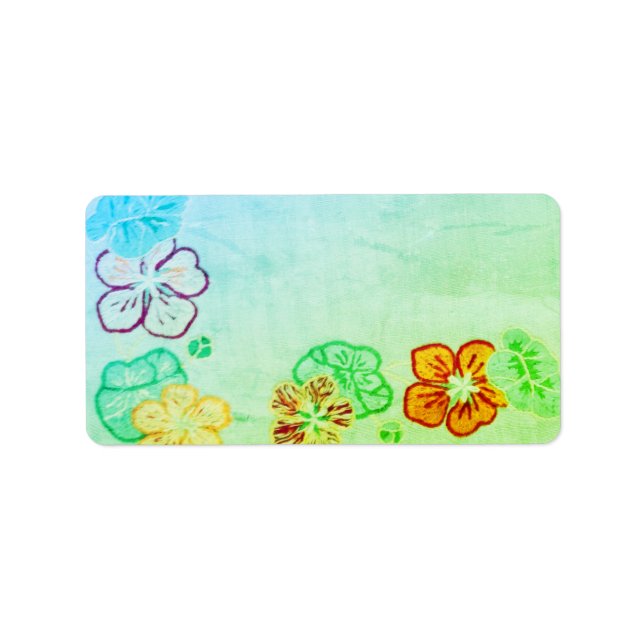 Adressetiketter-dekaler, stil-design adressetikett (Framsidan)