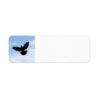 Adressetiketter för Anpassade Homing Pigeon-landni Returadress Etikett