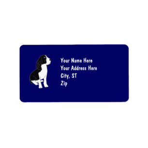 Adressetiketter för AXSpringerSpaniel