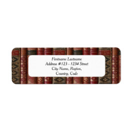 Adressetiketter för bibliofili (Förklaringar) Returadress Etikett