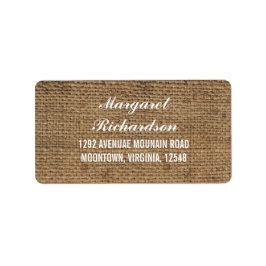 adressetiketter för bröllop-brännfall